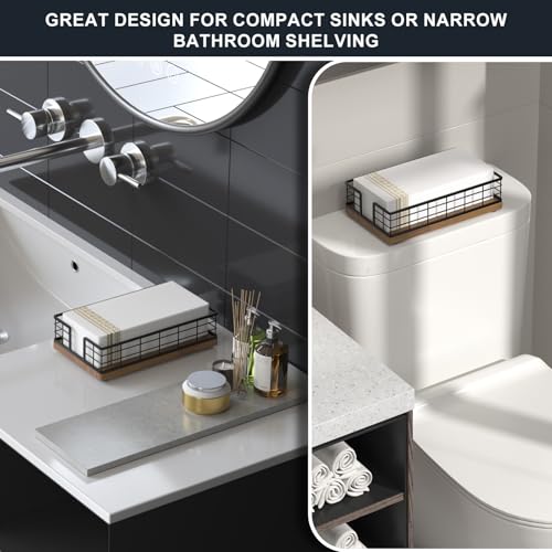 Guest Towel Holder Tray for Bathroom