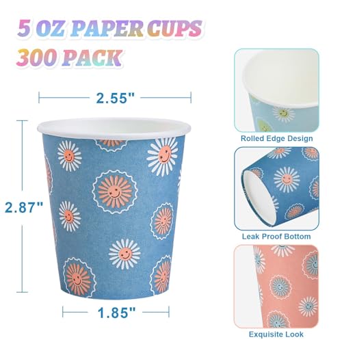 300 Pack 5 oz Paper Cups (300 Count)