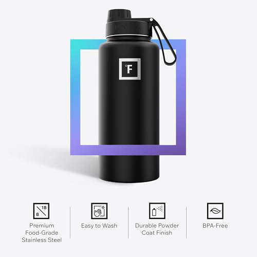 32 oz Wide Mouth Water Bottle with Spout