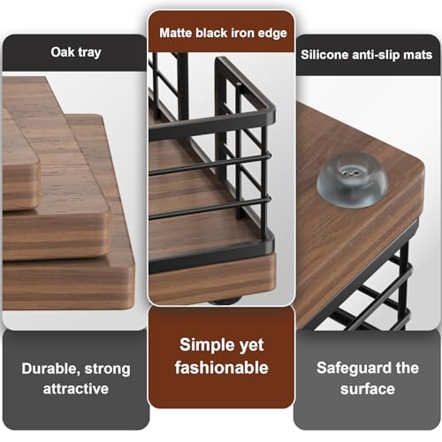 Guest Towel Holder Tray for Bathroom