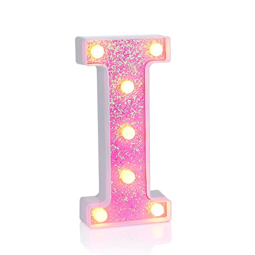 Pink Light up Letters (4.2329 Ounce)