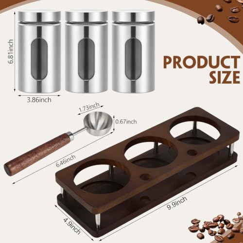 Coffee Ground Containers with Shelf (3 Count)