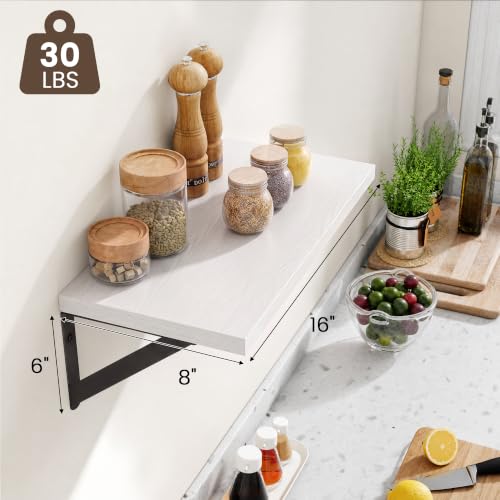 Wall Mounted Floating Shelves Set of 2 (2 Count)
