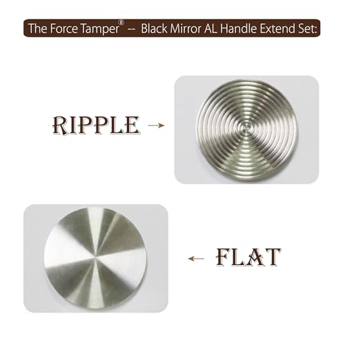 58.35mm Extend Set Black Mirror Jellyfish AL Handle Coffee Tamper