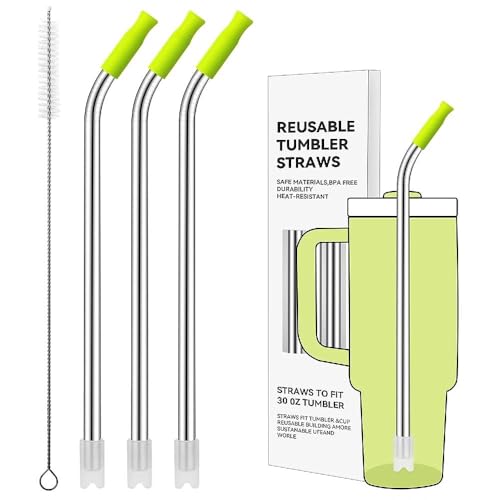 Bent Metal Straws for Stanley 30oz