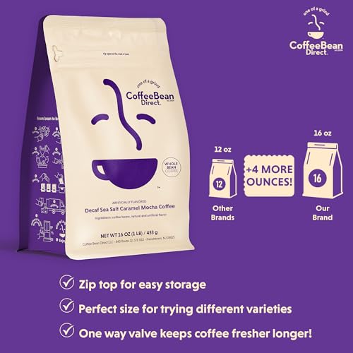Decaf Sea Salt Caramel Mocha Flavored (16 Ounce)