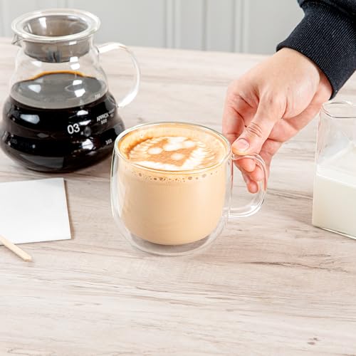 Forma Professional 16.9 Ounce Double Wall Coffee Mugs (2 Count)