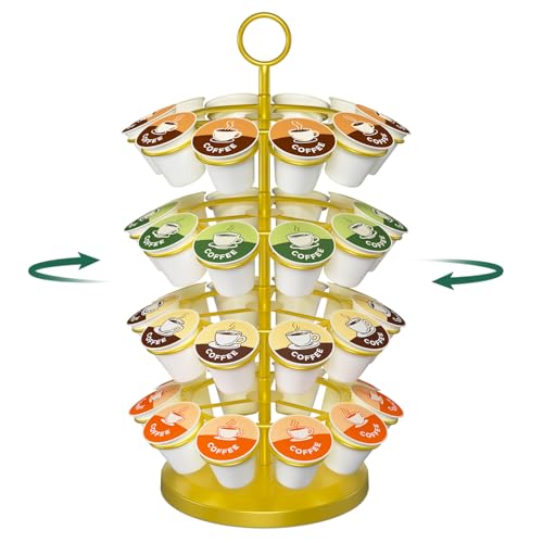 K Cup Holder Coffee Pod Organizer Carousel for Countertop