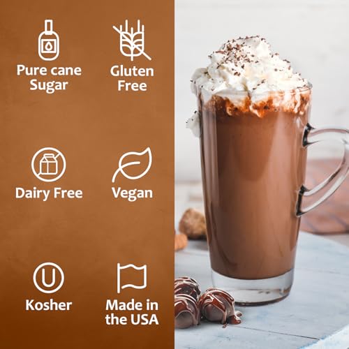 Coffee Syrup Swiss Chocolate Mocha Flavored Syrup for Drinks (25.4 Fl Oz)