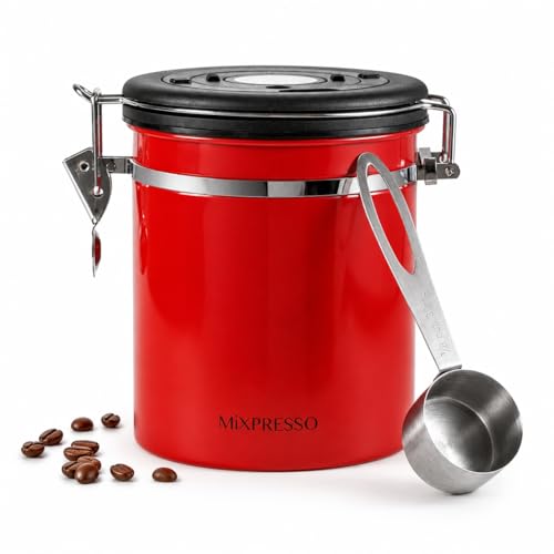 Red Coffee Canister