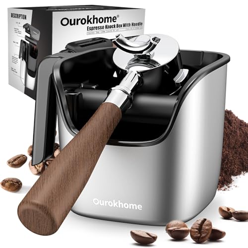 Espresso Knock Box with Lid