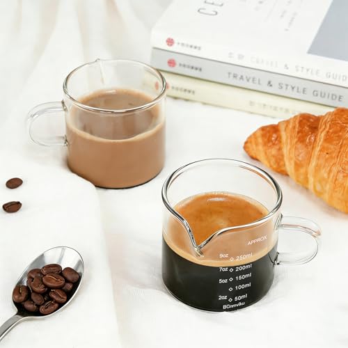 Espresso Cup Measuring Cup Triple Pitcher Milk Cup 250ML