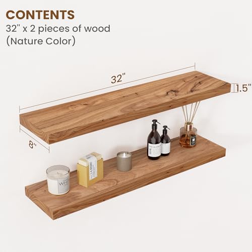 Floating Shelves for Wall Decor (2 Count)