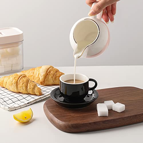 Sweejar Porcelain Espresso Cup & Saucer Set (6 Count)