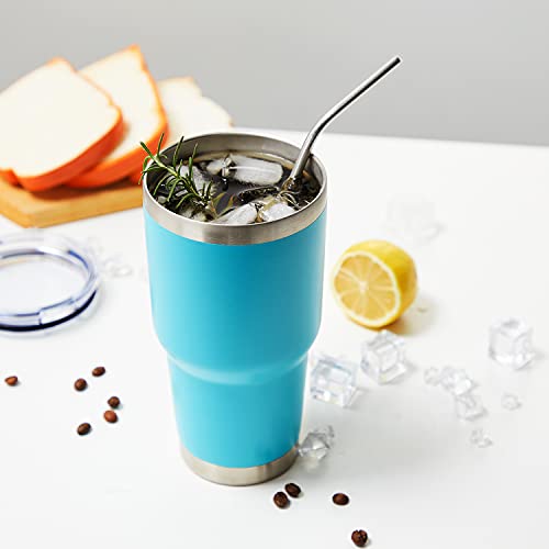 30oz Insulated Tumbler With Lids and Straws (4 Count)