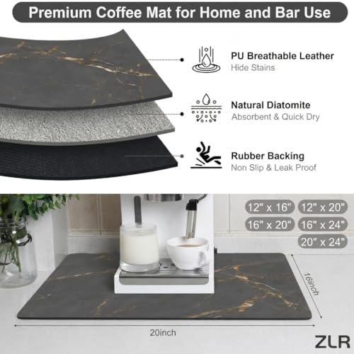 Coffee Bar Mat for Coffee Station