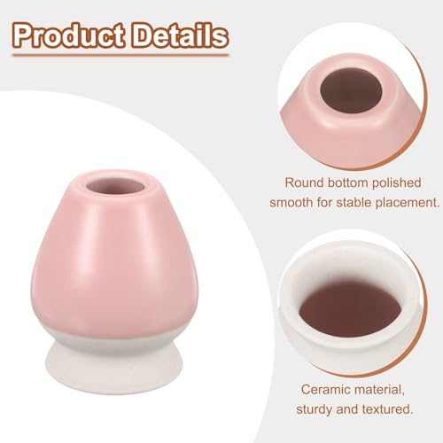 Ceramic Chasen Stand 70mm Matcha Whisk Holder Teas Set Whisks Stand Traditional Matcha Tea Chasen Holder Tea Set Accessories for Tea Tasting