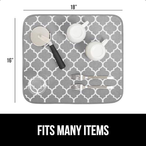 Ultra Absorbent Microfiber Dish Drying Mat