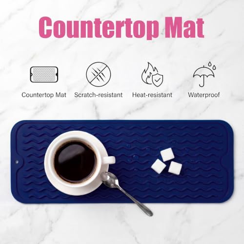 Silicone Dish Drying Mat for Multiple Usage