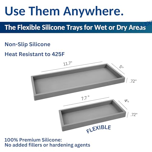 Countertop & Vanity Silicone Tray