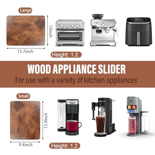 Appliance Slider 360° Rolling Tray for Coffee Maker