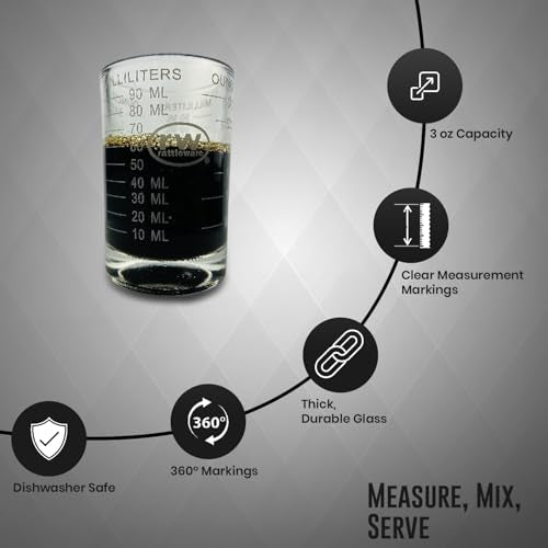 3 Oz Measuring Shot Glass