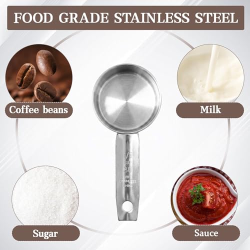Stainless Steel Measuring Cup (8 Count)