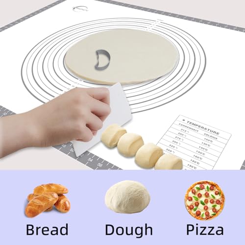 Pastry Dough Mat Silicone Baking Mats for Rolling Out Dough