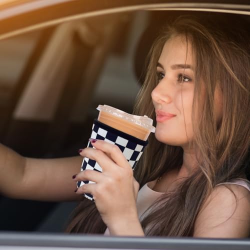 Reusable Insulated Neoprene Iced Coffee Cup Sleeve (3 Count)