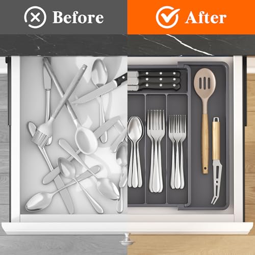 Expandable Silverware Drawer Organizer