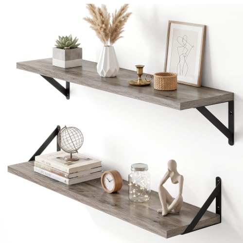 Wall Mounted Floating Shelves Set of 2 (2 Count)