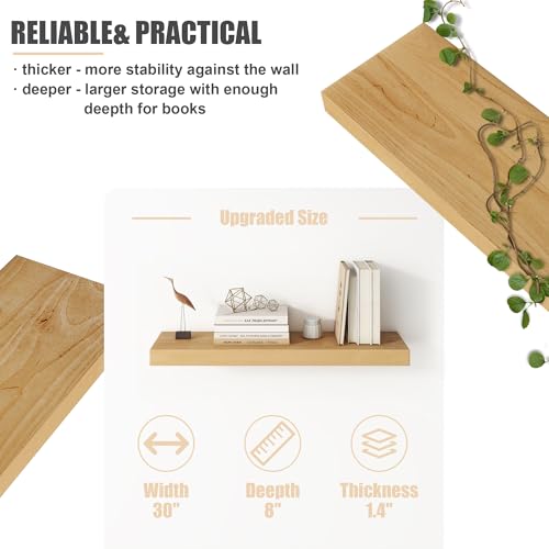 Floating Shelves for Wall (2 Count)
