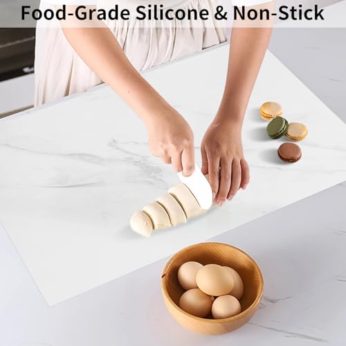 Silicone Mats for Kitchen Counter Thicker Extra Large Heat Resistant Mats Countertop Protector Liners for Bottom of Oven Air Fryer Coffee Maker