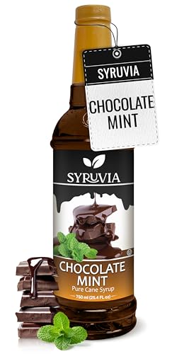 Coffee Syrup Chocolate Mint Flavored Syrup for Drinks (25.4 Fl Oz)