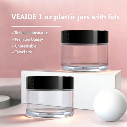 4 Pack 1 oz Travel Size Containers Leak (4 Count)
