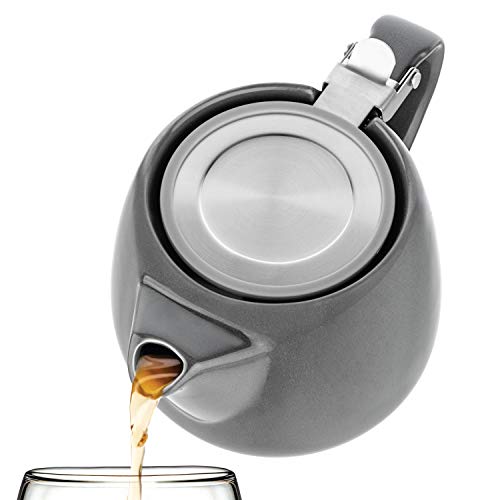 Pluto Porcelain Small Teapot Grey