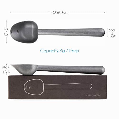 Stainless Steel Long Hollow Handle Coffee Scoop