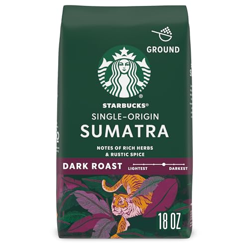 Ground Coffee Sumatra Dark Roast (18 Ounce)