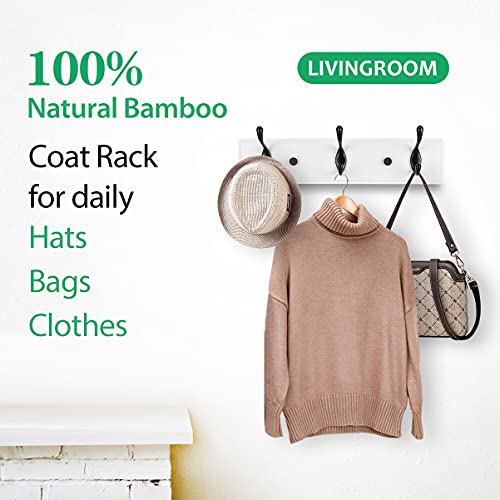 Heavy Duty Wooden Coat Rack