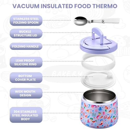 14oz Vacuum Insulated Soup Thermo for Hot Food