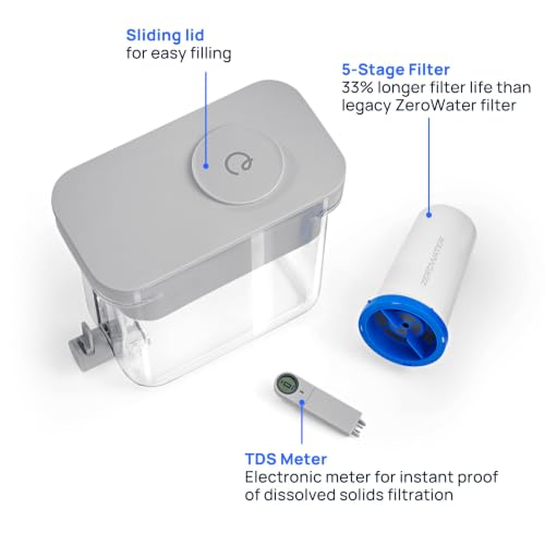 ZeroWater 22 Cup Water Filter Dispenser Removes PFAS