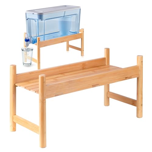 Bamboo Water Dispenser Stand