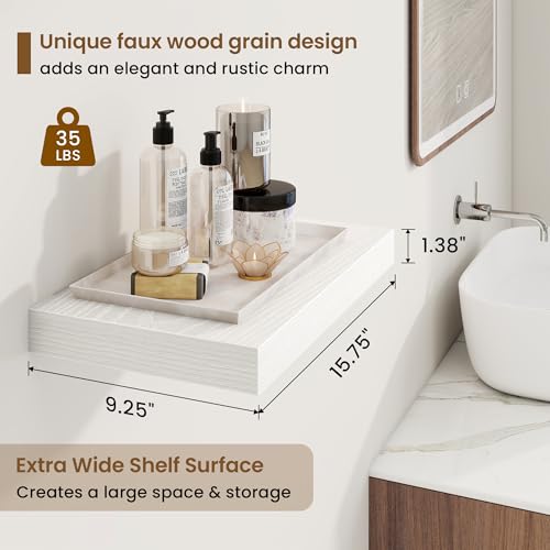 16 Inch Floating Shelves (2 Count)