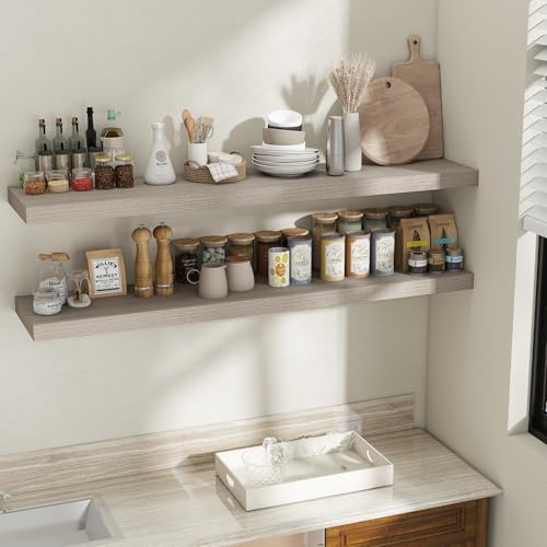 12 Inch Deep Floating Shelves (2 Count)