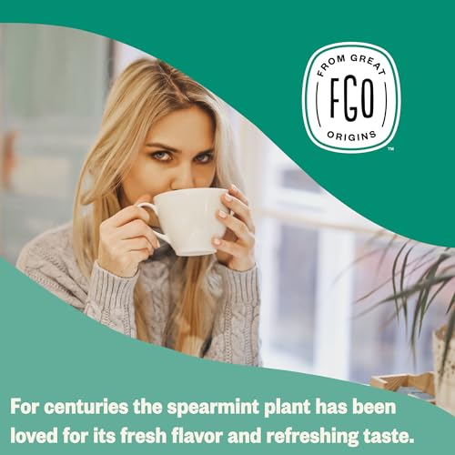 Organic Spearmint Leaf Tea (100 Count)