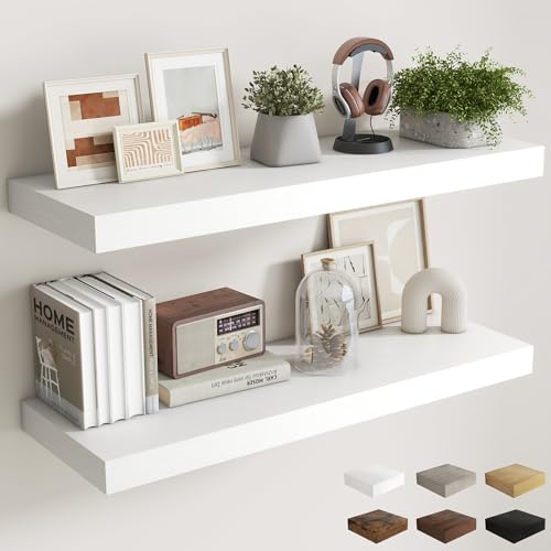 12 Inch Deep Floating Shelves (2 Count)