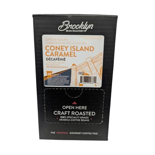 Coffee Pods Coney Island Caramel Decaf (40 Count)