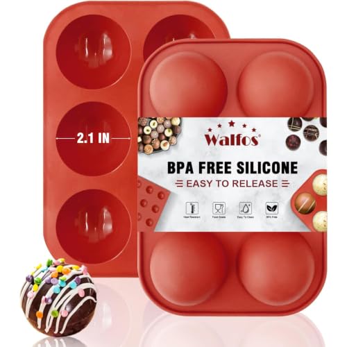 Silicone Hot Chocolate Bomb Mold Medium Semi Sphere Mold