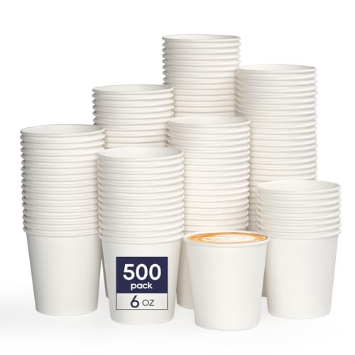 500 Count 6 oz Paper Cups (55.99 Count)