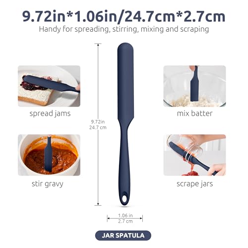 Skinny Silicone Jar Spatula Scraper
